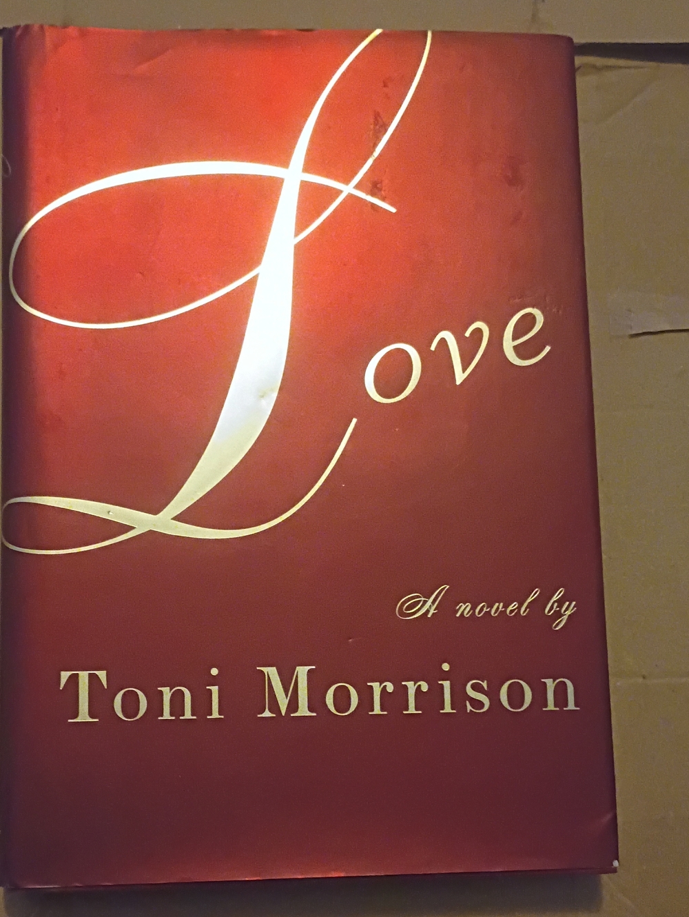 'Love' Hardcover Novel - Red